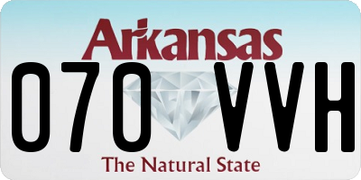 AR license plate 070VVH