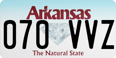 AR license plate 070VVZ