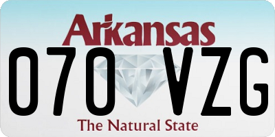 AR license plate 070VZG