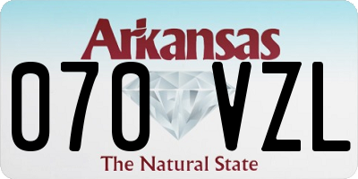 AR license plate 070VZL