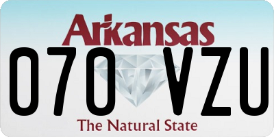 AR license plate 070VZU