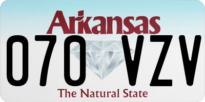 AR license plate 070VZV