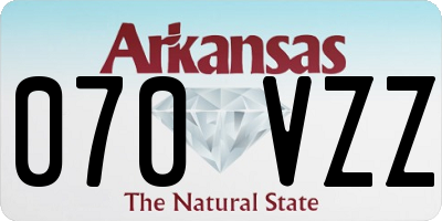 AR license plate 070VZZ