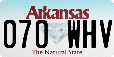 AR license plate 070WHV
