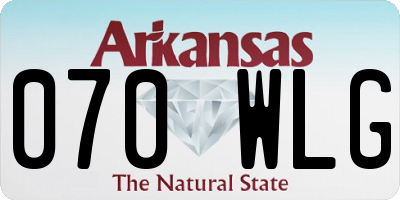 AR license plate 070WLG