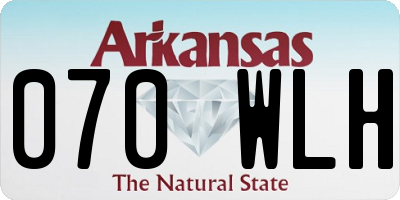 AR license plate 070WLH