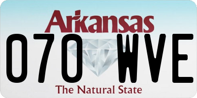 AR license plate 070WVE