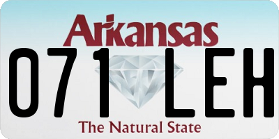 AR license plate 071LEH