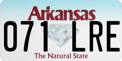 AR license plate 071LRE