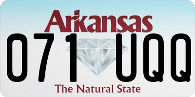 AR license plate 071UQQ