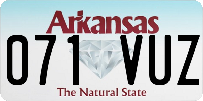 AR license plate 071VUZ