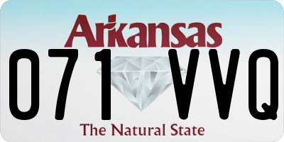 AR license plate 071VVQ