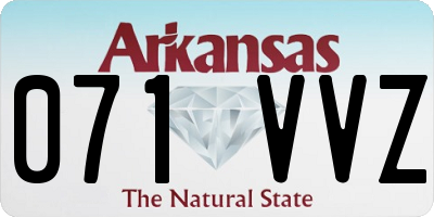 AR license plate 071VVZ