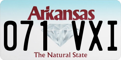AR license plate 071VXI