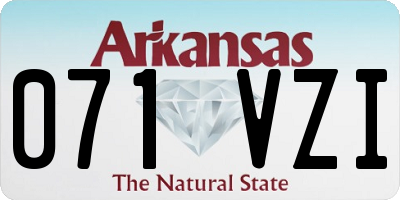 AR license plate 071VZI