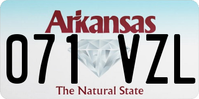 AR license plate 071VZL