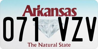 AR license plate 071VZV