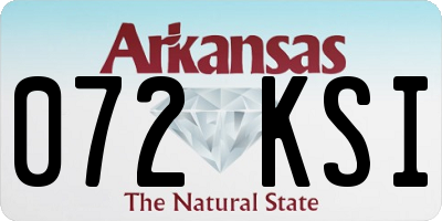 AR license plate 072KSI