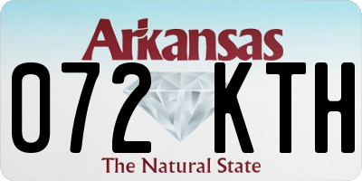 AR license plate 072KTH