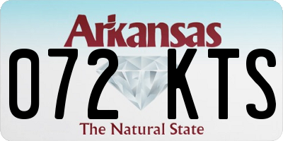 AR license plate 072KTS