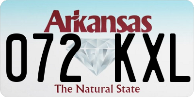 AR license plate 072KXL