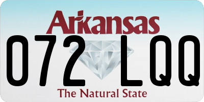 AR license plate 072LQQ