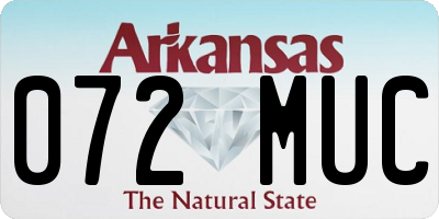 AR license plate 072MUC