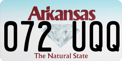AR license plate 072UQQ
