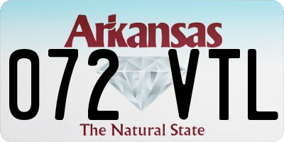 AR license plate 072VTL