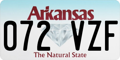 AR license plate 072VZF