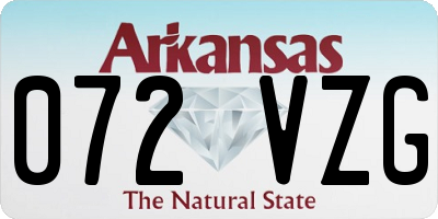 AR license plate 072VZG
