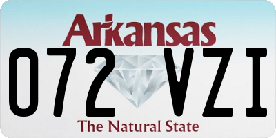 AR license plate 072VZI