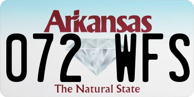 AR license plate 072WFS