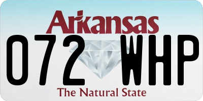 AR license plate 072WHP