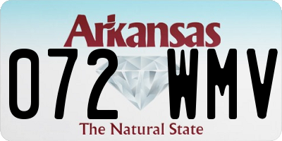 AR license plate 072WMV