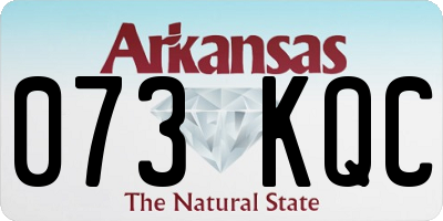AR license plate 073KQC