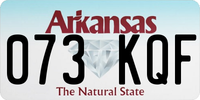 AR license plate 073KQF