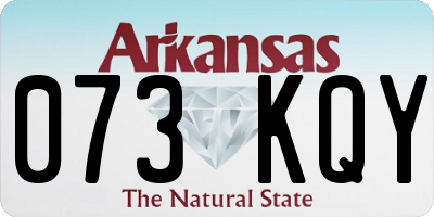 AR license plate 073KQY