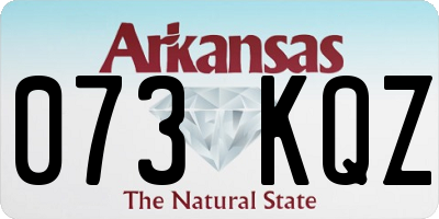 AR license plate 073KQZ