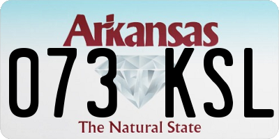 AR license plate 073KSL