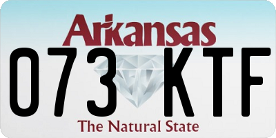 AR license plate 073KTF