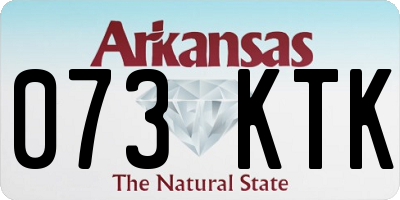 AR license plate 073KTK
