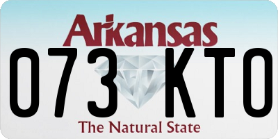 AR license plate 073KTO