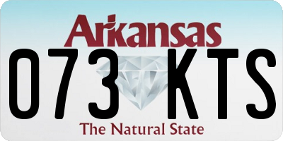 AR license plate 073KTS