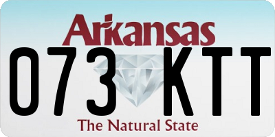 AR license plate 073KTT