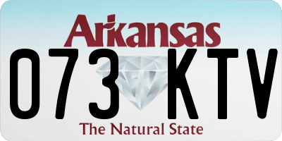 AR license plate 073KTV