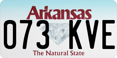 AR license plate 073KVE