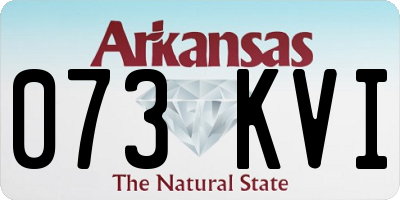 AR license plate 073KVI