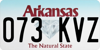 AR license plate 073KVZ