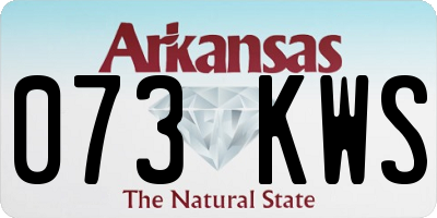 AR license plate 073KWS